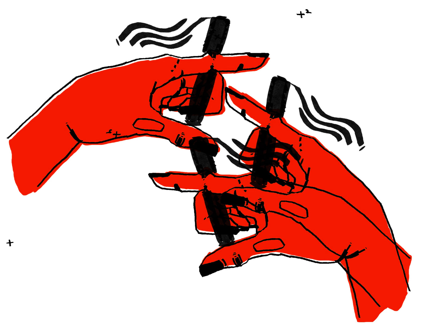 Smoke Break Original Print