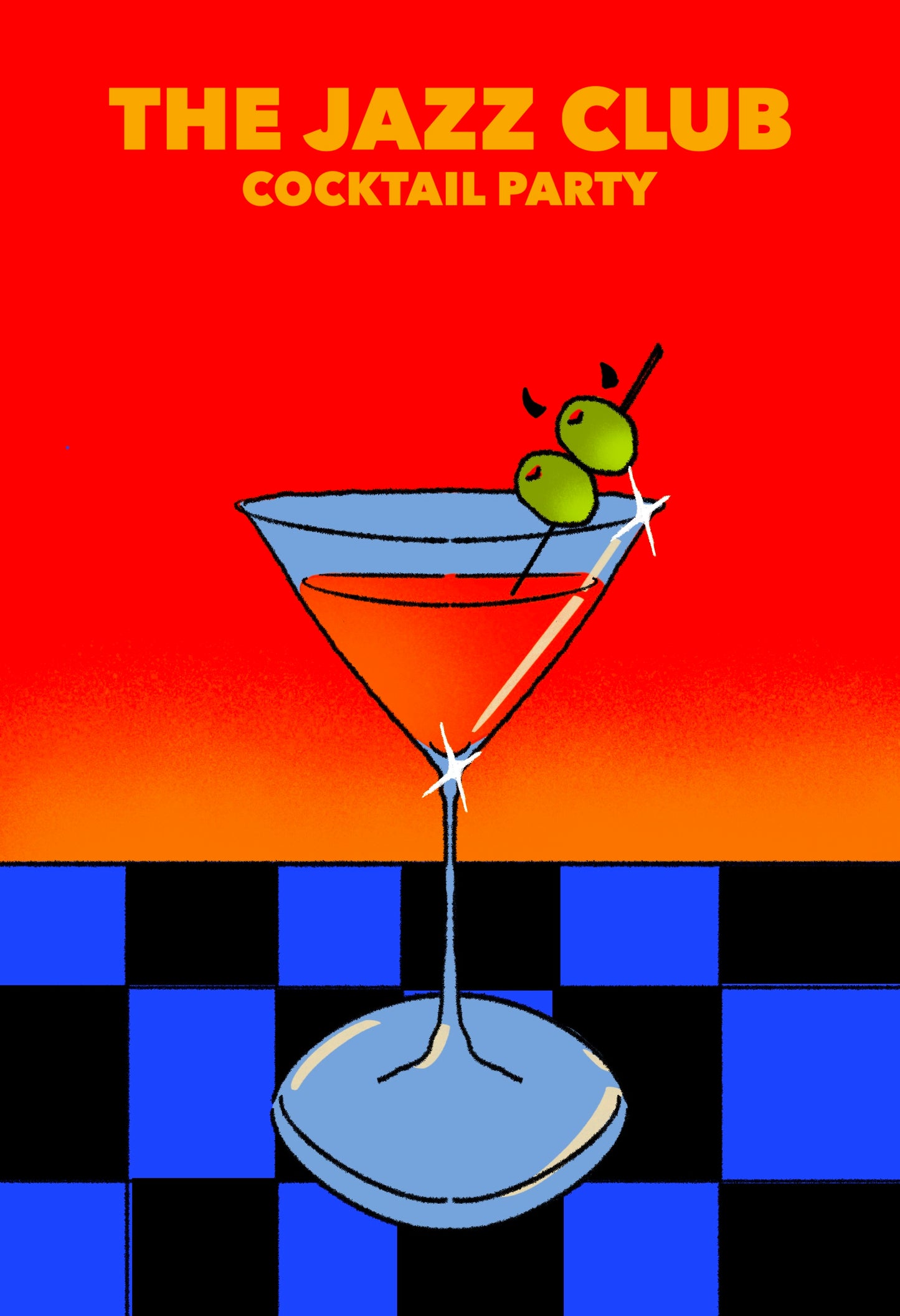 Cocktail Party Print