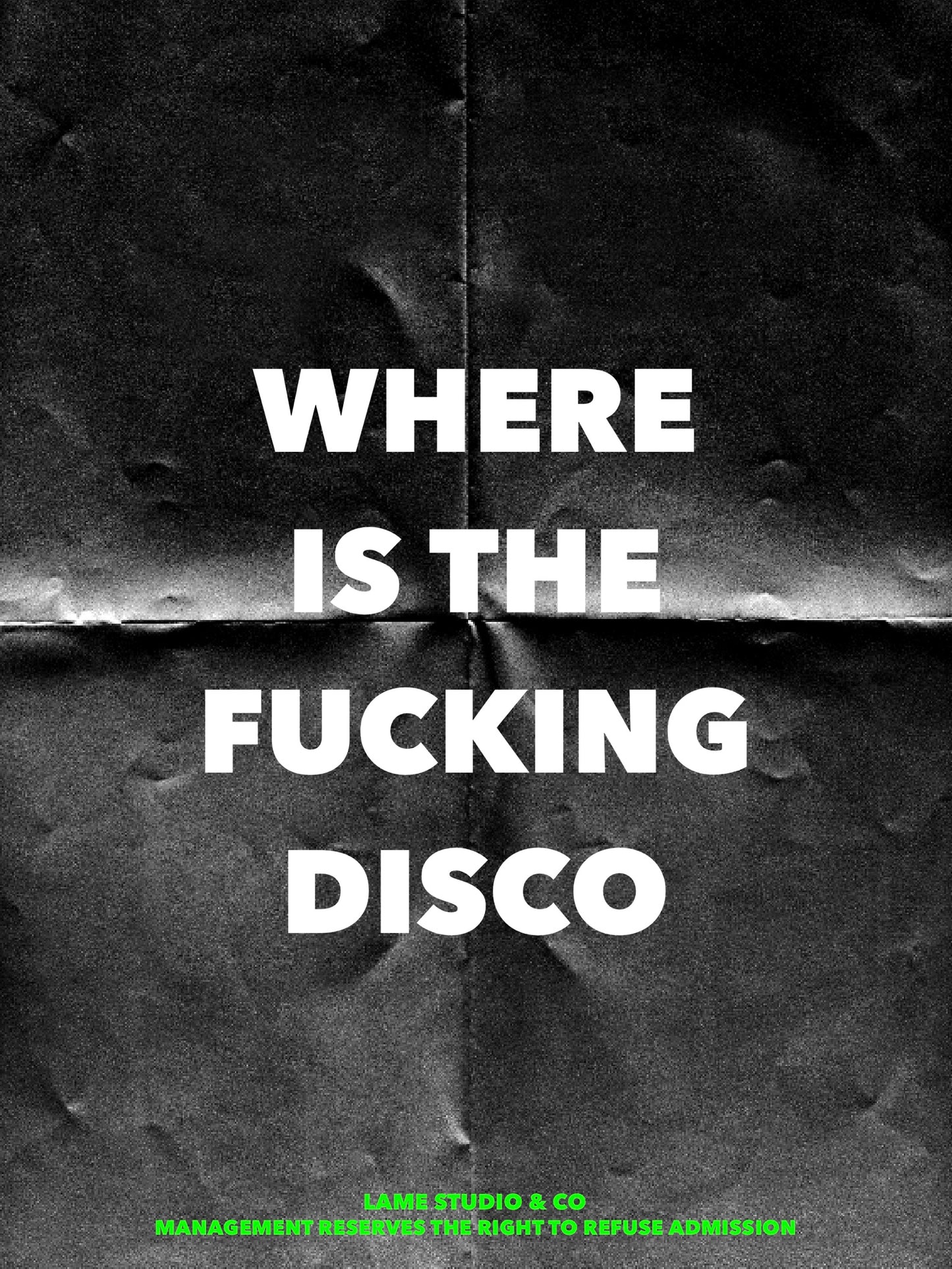 Where’s the Disco Print