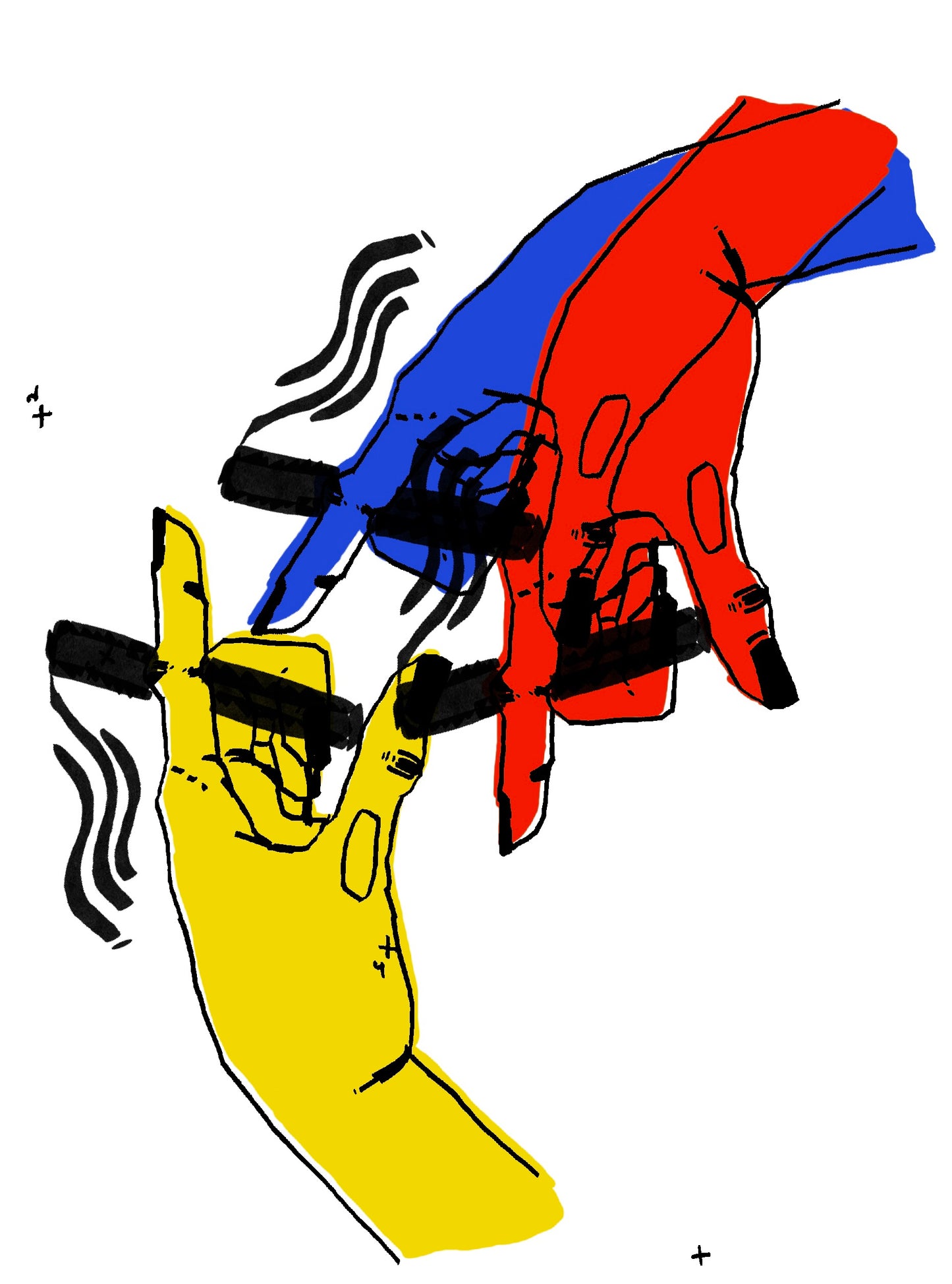Smoke Break (Primary) Print
