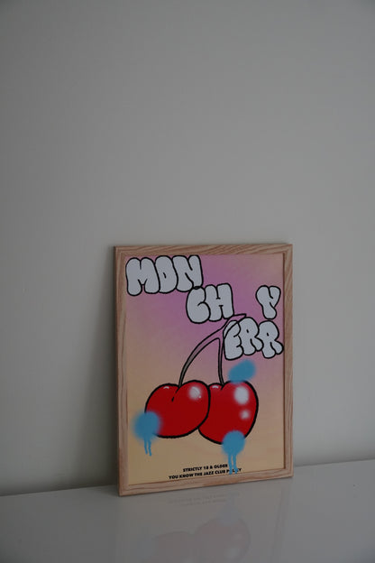 Mon Cherry Print