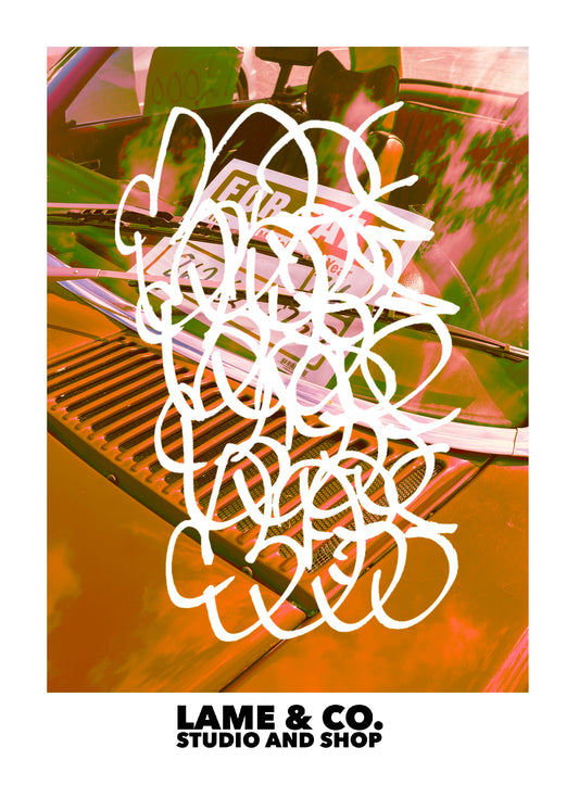 Graffiti Car Print