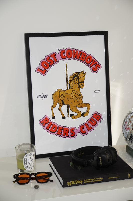 Lost Cowboys Club Print