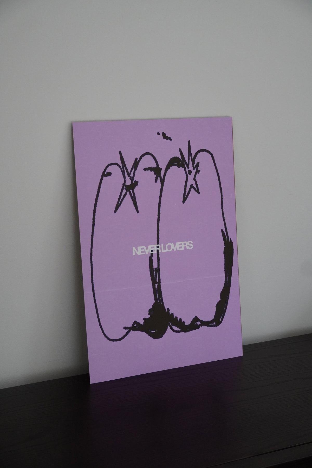 NEVER LOVERS Tomate Print